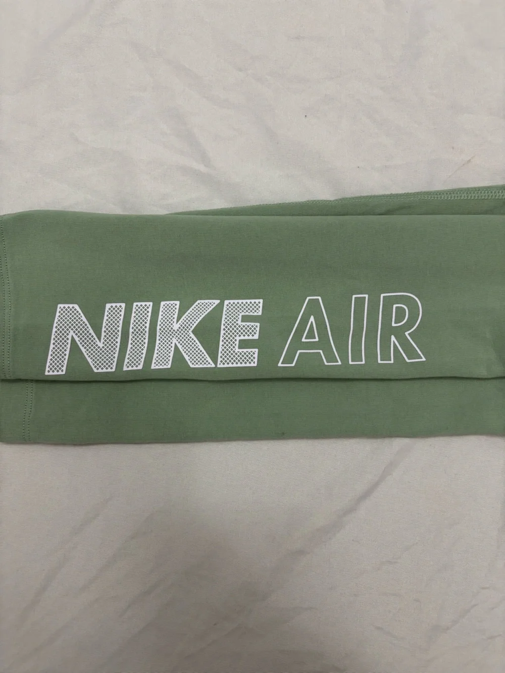 Nike Olive Green Leggings with White Side Logo